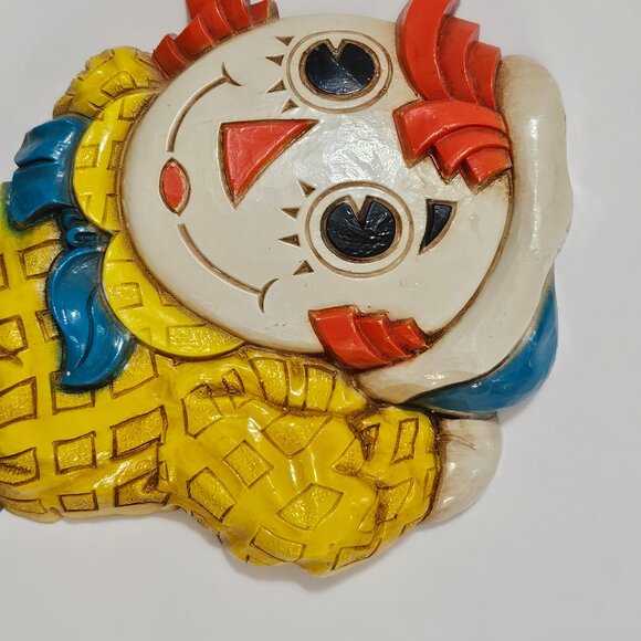 Rare 1977 Bobbs Merrill Raggedy Ann and Andy Plastic Wall Plaques - Picture 5 of 14